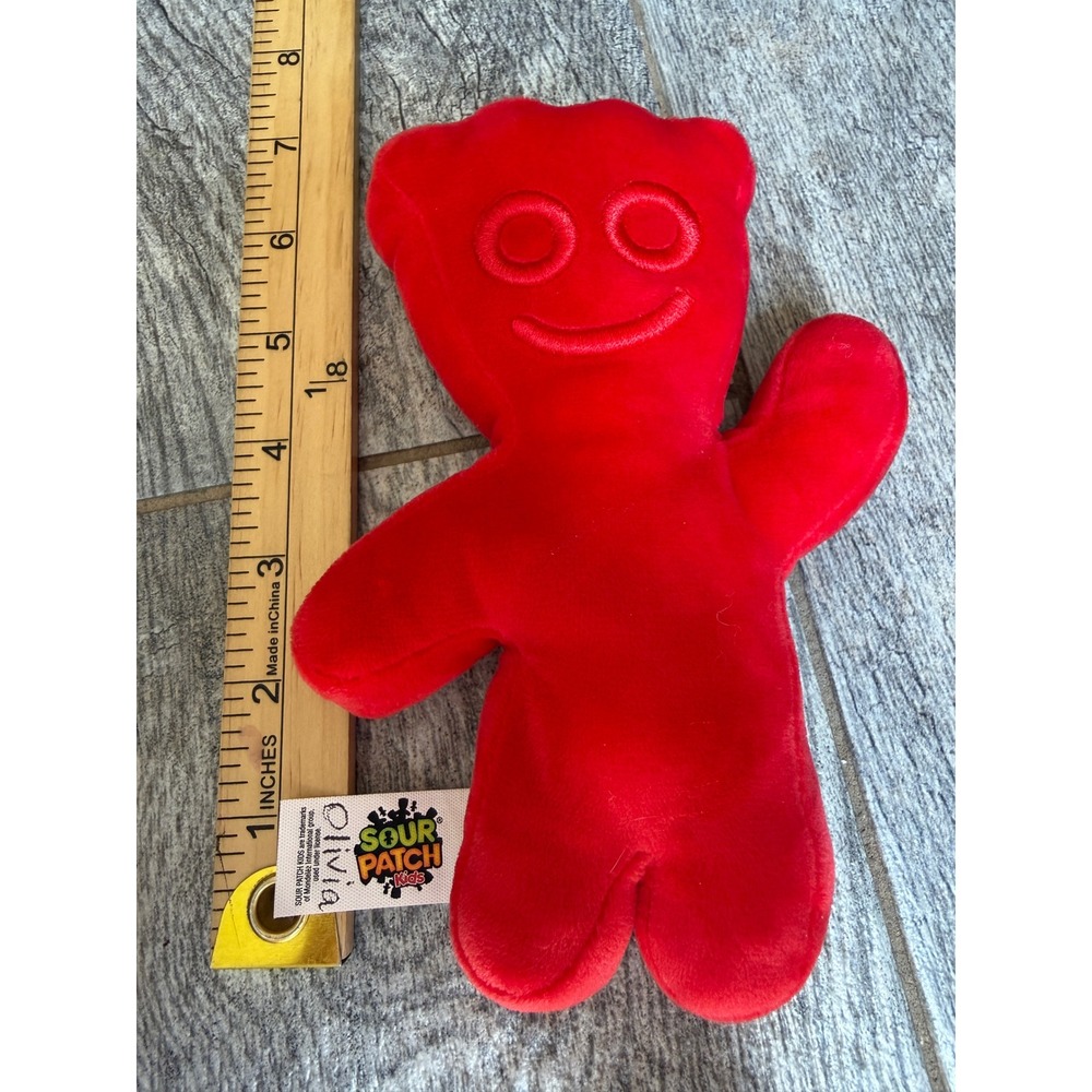 Sour Patch Kids Plush Olivia 8" Red Frankford Stuffed‎ animal Candy Toy Gummy